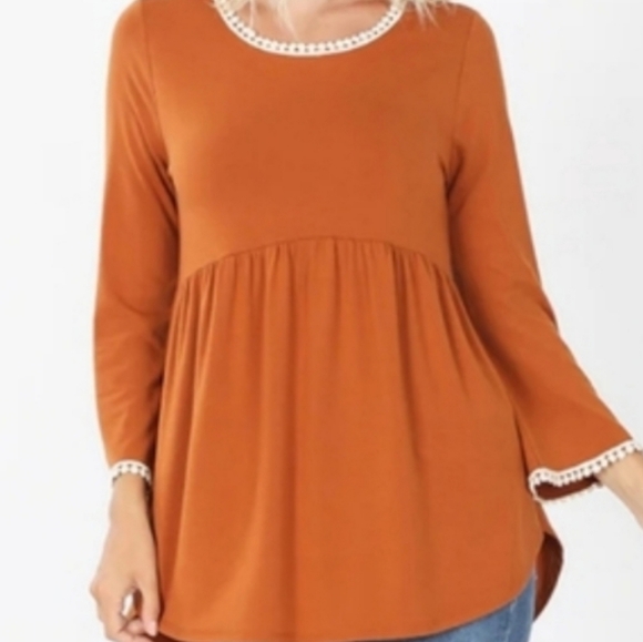 Zenana Tunic Top. Size‎ L. - Picture 1 of 6